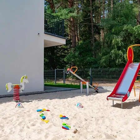 Apartamenty W Sam Las By Klif Ustka - Apartament Dwupoziomy Z Klimatyzacja, Balkonem I Widokiem Na Las Exterior photo