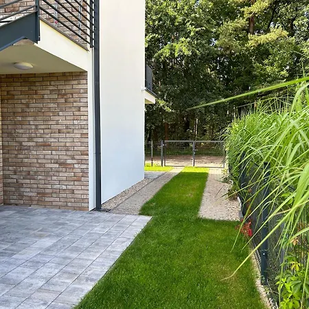 Apartamenty W Sam Las By Klif Ustka - Apartament Dwupoziomy Z Klimatyzacja, Balkonem I Widokiem Na Las Exterior photo