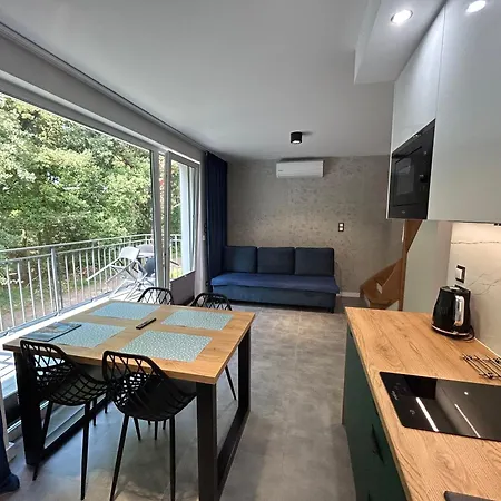 Apartamenty W Sam Las By Klif Ustka - Apartament Dwupoziomy Z Klimatyzacja, Balkonem I Widokiem Na Las Exterior photo